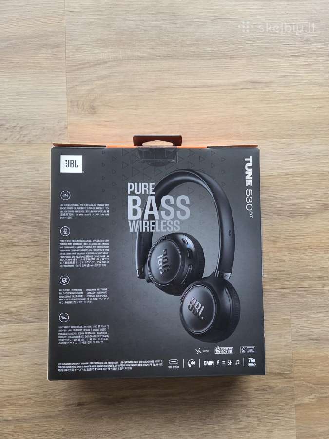 Jbl Tune 530bt / Quantum 360 / Wave Flex 2 Ausinės - nuotraukos Nr. 7