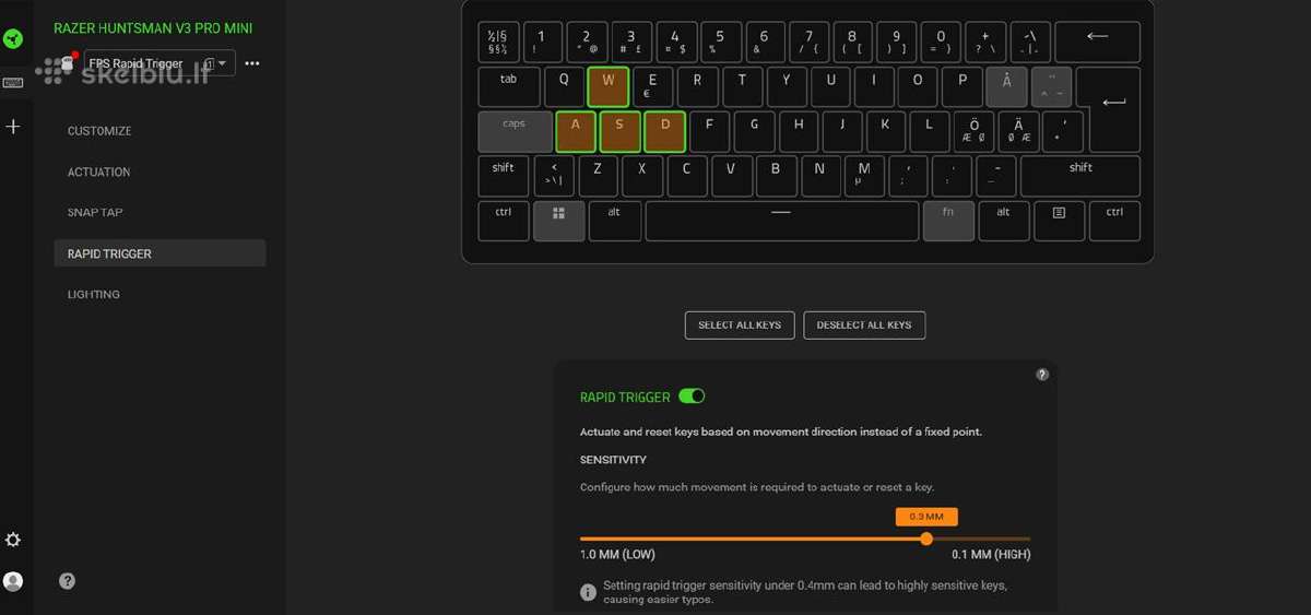 Razer Huntsman v3 pro mini - nuotraukos Nr. 3