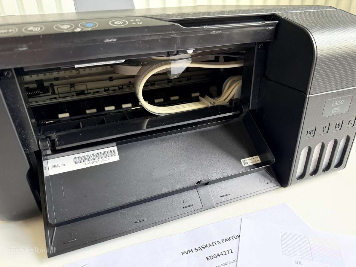 Epson L3150 – puikios būklės, su WiFi + dovana - nuotraukos Nr. 5