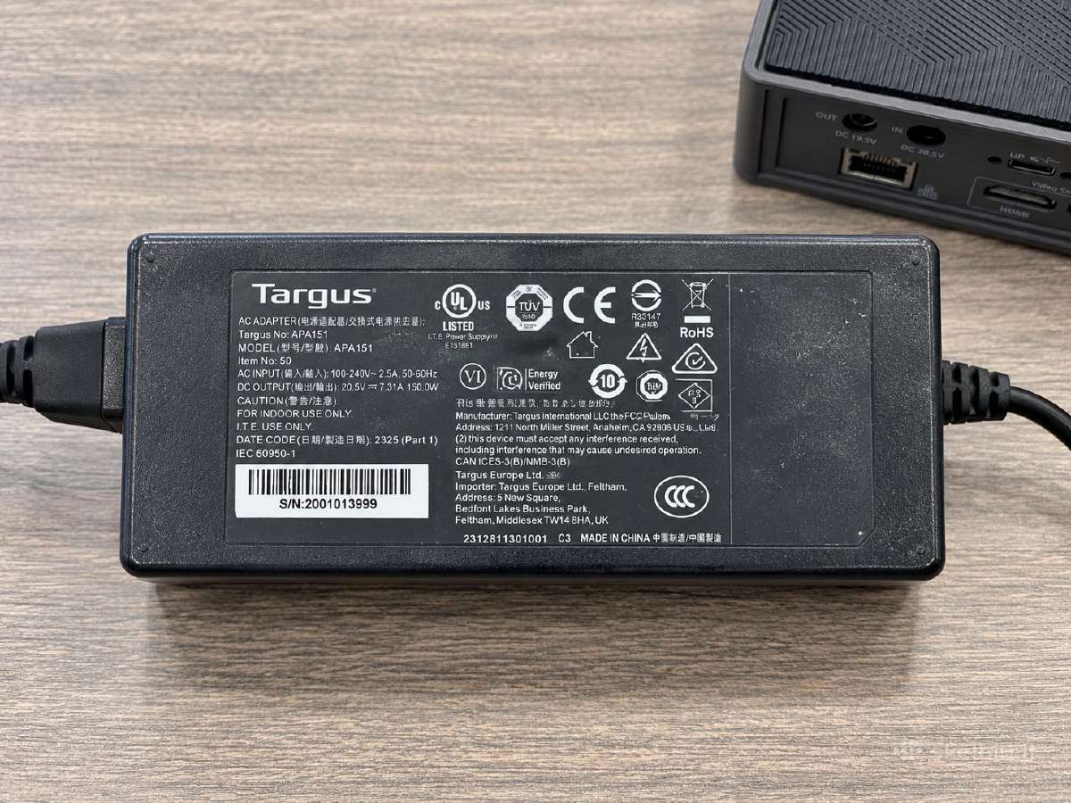Targus Dock190 Usb-c Dual 4k 100w dokavimo stotelė - nuotraukos Nr. 5