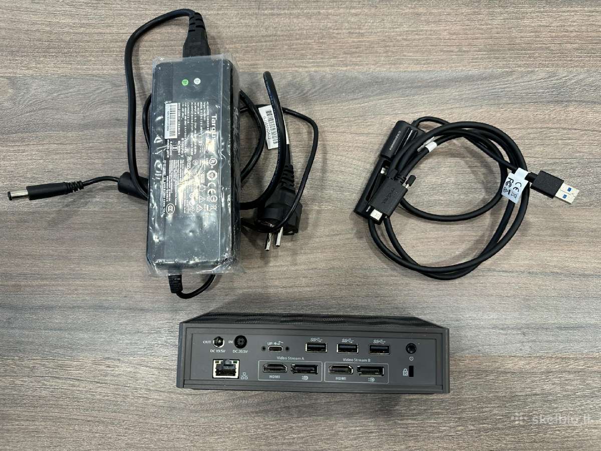 Targus Dock190 Usb-c Dual 4k 100w dokavimo stotelė - nuotraukos Nr. 6