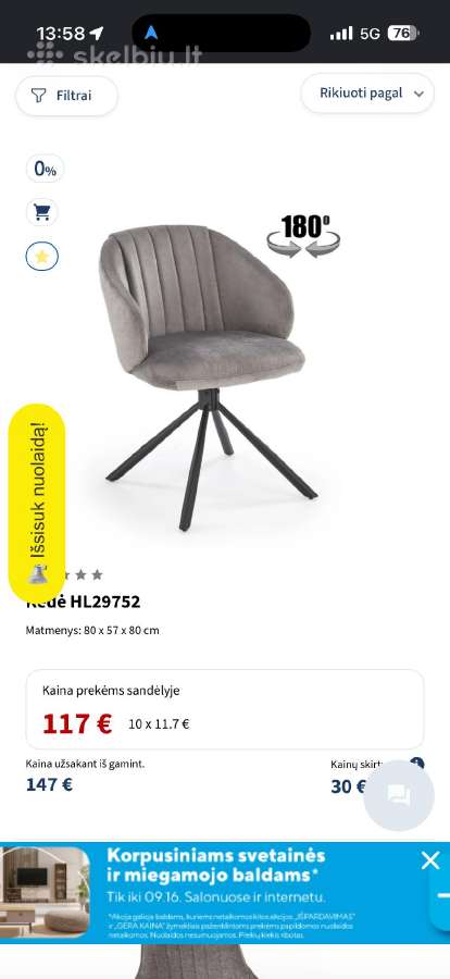 Valgomojo komplektas - nuotraukos Nr. 10
