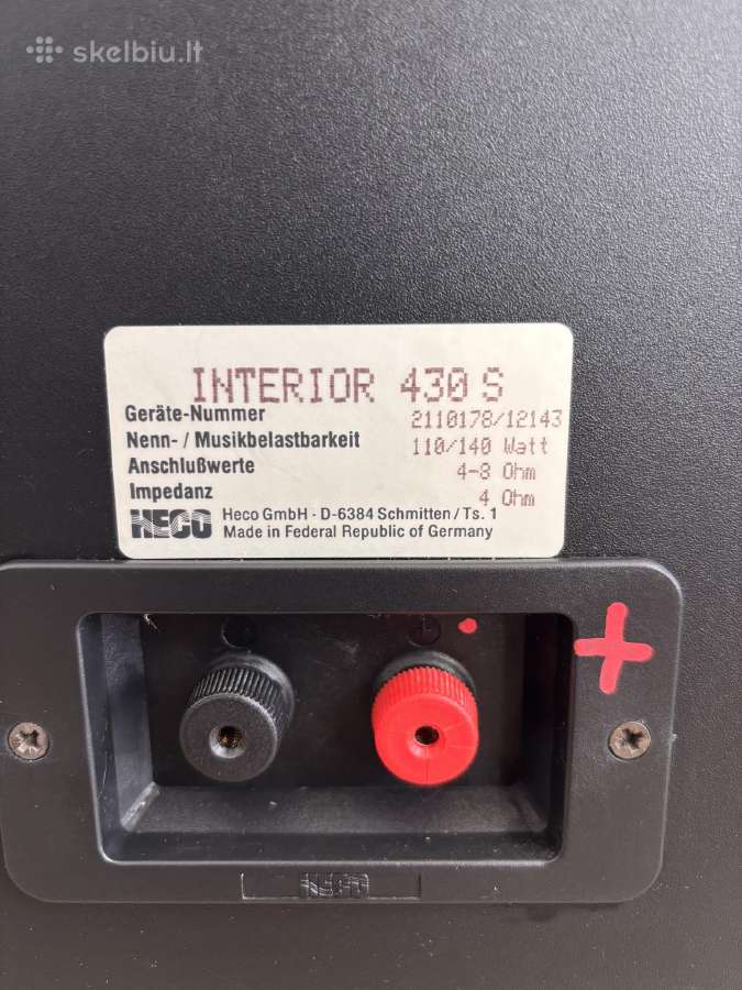 Heco Interior 430 S kolonėlės - nuotraukos Nr. 7