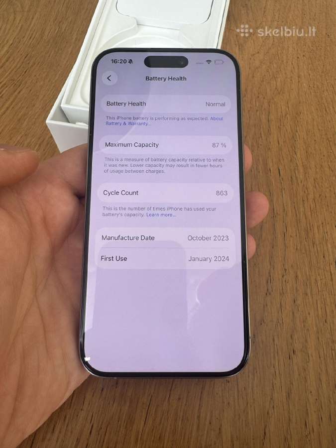 iPhone 15 Pro 128gb - nuotraukos Nr. 6