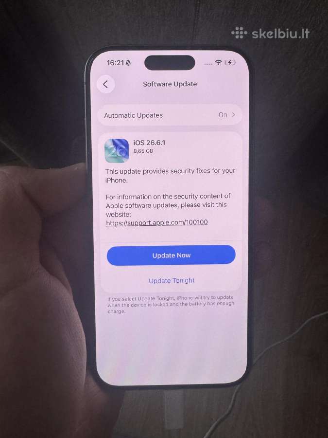 iPhone 15 Pro 128gb - nuotraukos Nr. 7