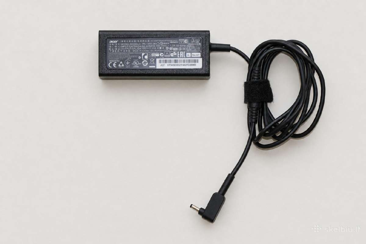 Acer įkroviklis 45w 19v 3.0x1.1 Pa-1450-26 - nuotraukos Nr. 2