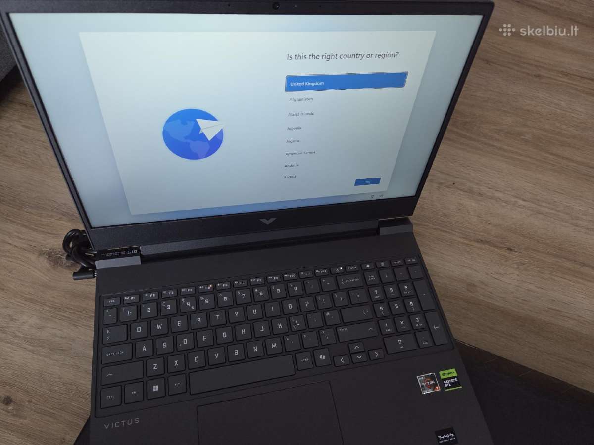 Hp Victus 15-fb3007na Amd Ryzen 7, 7445h, 512gb - nuotraukos Nr. 4