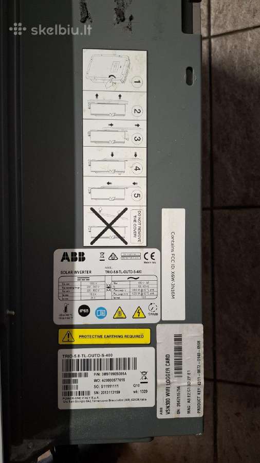 Inverteris tinklinis , Abb Trio, 5,8 kw - nuotraukos Nr. 2