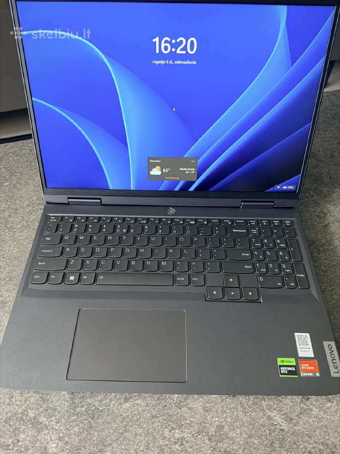 Lenovo Loq 16 gaming laptopas - nuotraukos Nr. 2