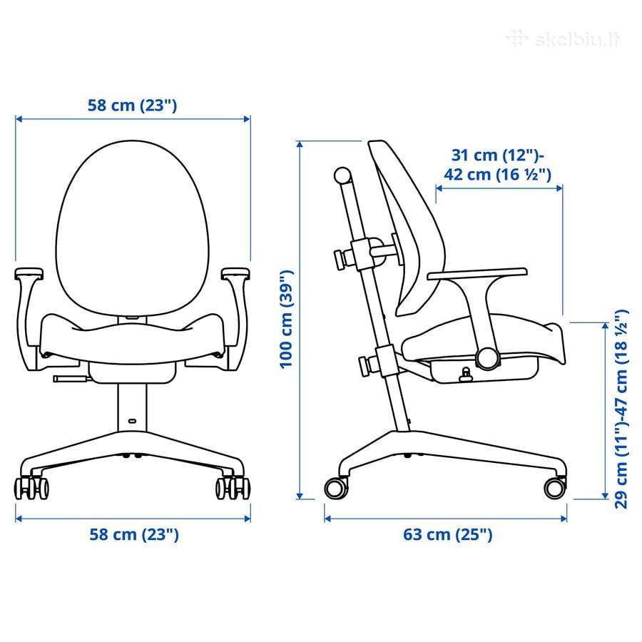 Ergonomiška vaikiška kėdė (Gunrik) - nuotraukos Nr. 7