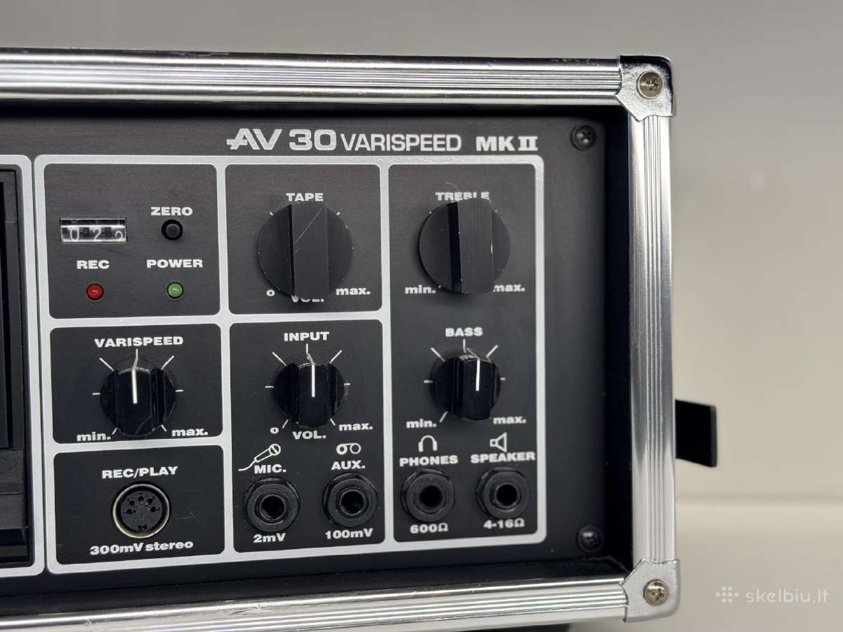 Kasetinis grotuvas - Dan-sound Av30 Mkii Varispeed - nuotraukos Nr. 3