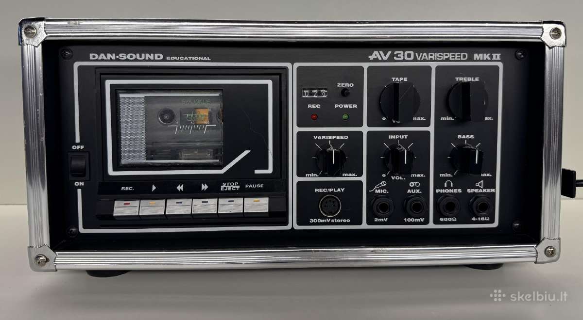 Kasetinis grotuvas - Dan-sound Av30 Mkii Varispeed - nuotraukos Nr. 5