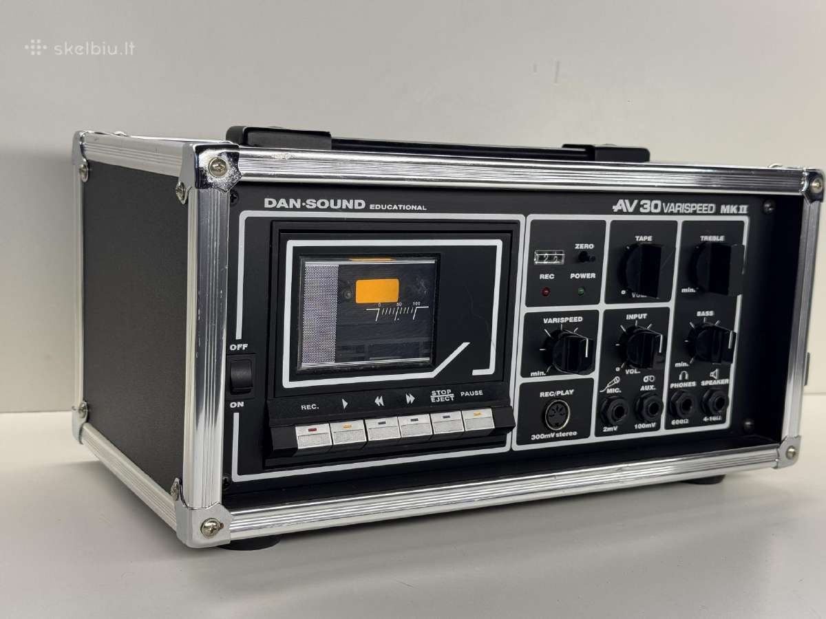 Kasetinis grotuvas - Dan-sound Av30 Mkii Varispeed - nuotraukos Nr. 7