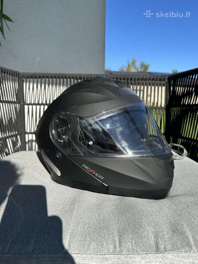Dexter modulinis moto šalmas L dydis - nuotraukos Nr. 5