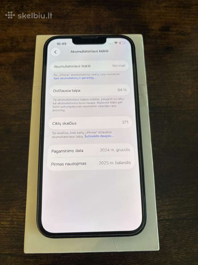 iPhone 16e - nuotraukos Nr. 3
