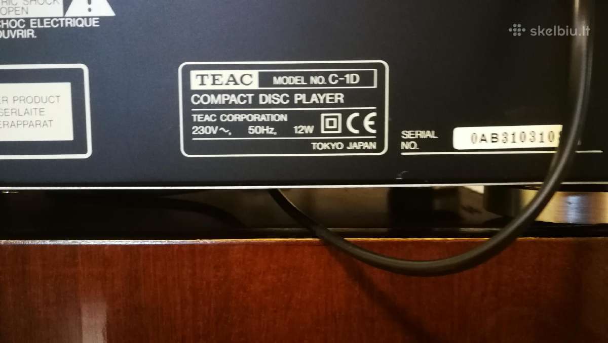 Teac C1d CD grotuvas - nuotraukos Nr. 6