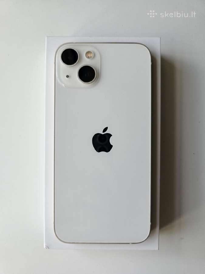 Visiškai veikiantis iPhone 13 128 GB Starlight - nuotraukos Nr. 2