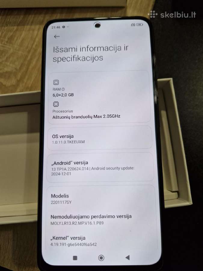 Xiaomi Note 11s - nuotraukos Nr. 3
