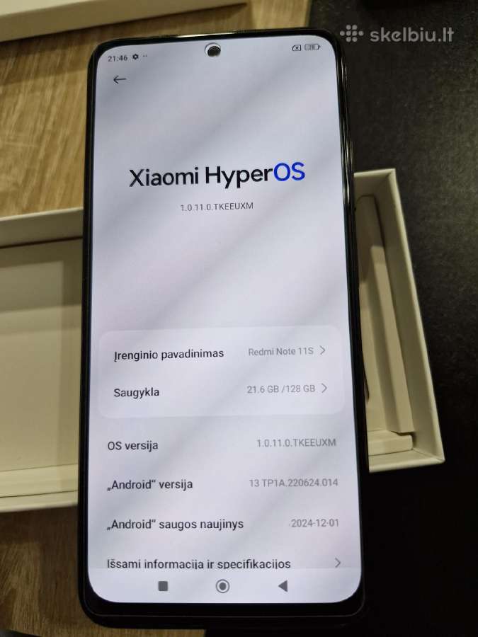 Xiaomi Note 11s - nuotraukos Nr. 4