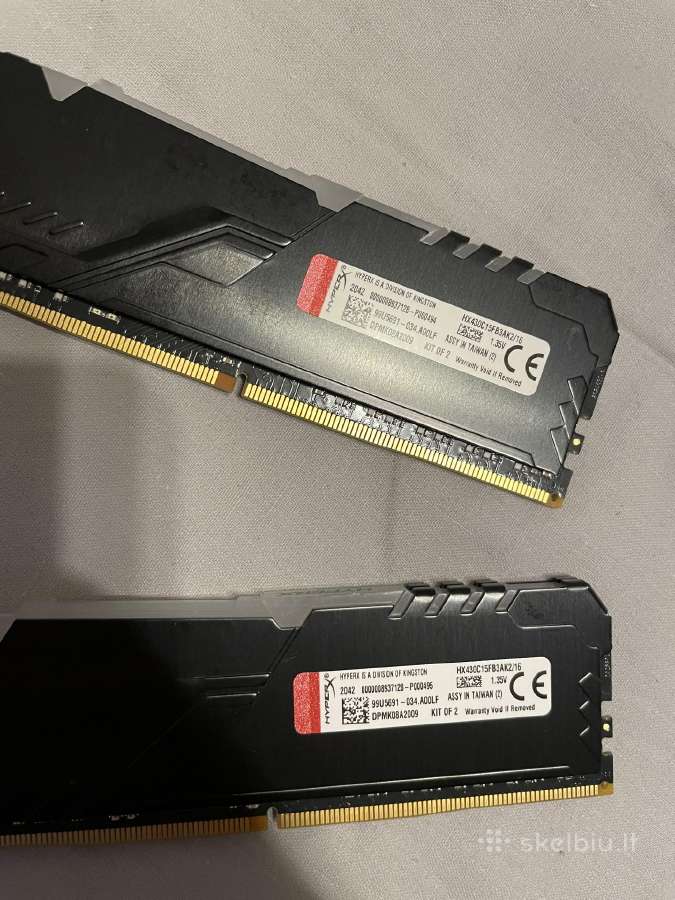 Kingston Hyperx Fury Rgb 16gb 3000mhz - nuotraukos Nr. 3