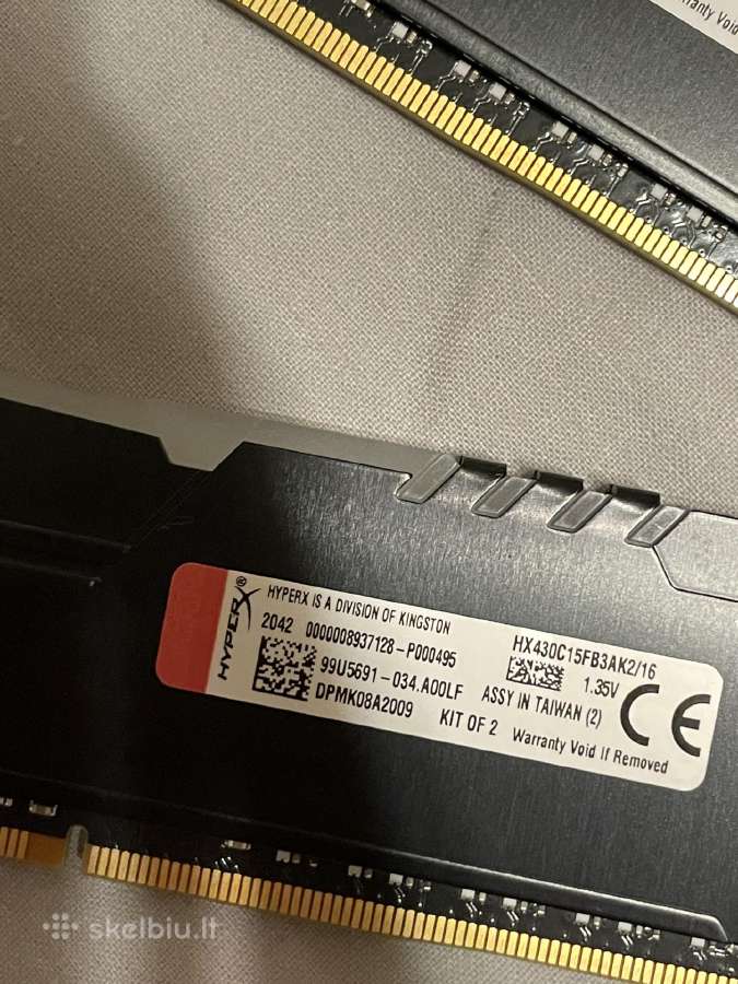 Kingston Hyperx Fury Rgb 16gb 3000mhz - nuotraukos Nr. 4