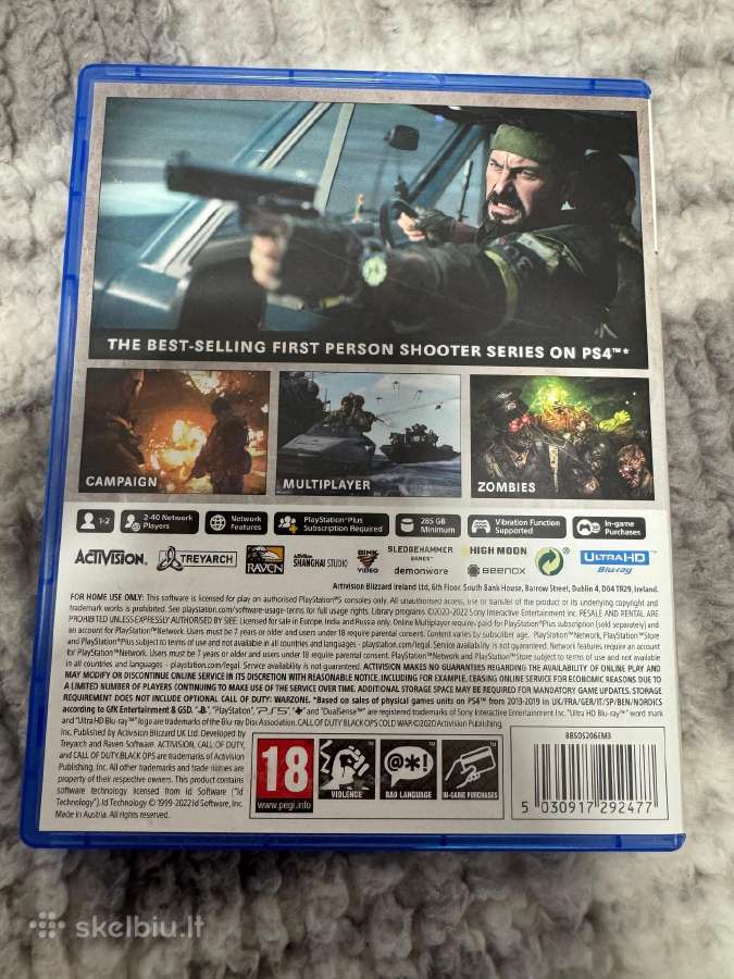 Call Of Duty Black Ops Cold War (Ps5) - nuotraukos Nr. 2