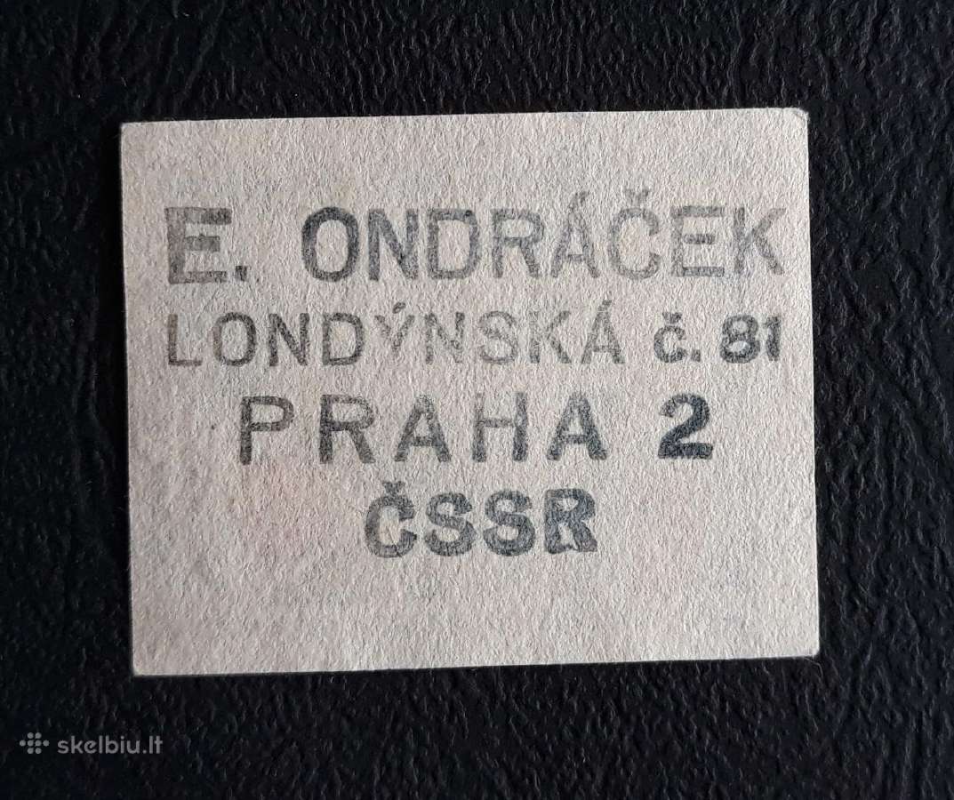 Degtukų etiketė Čekoslovakija 1960-ji Reklama 18 - nuotraukos Nr. 2