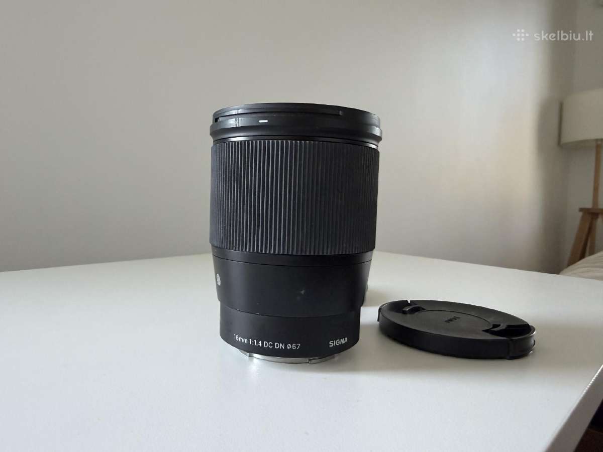 Sigma 16mm f1.4 Dc Dn Sony F mount - nuotraukos Nr. 4