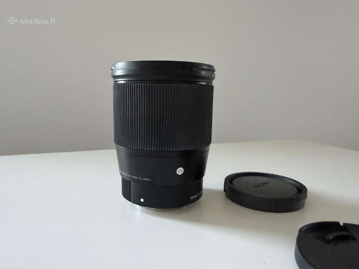 Sigma 16mm f1.4 Dc Dn Sony F mount - nuotraukos Nr. 5