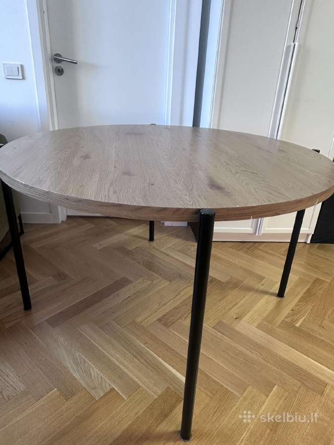 Apvalus valgomojo stalas, 120 cm - nuotraukos Nr. 2