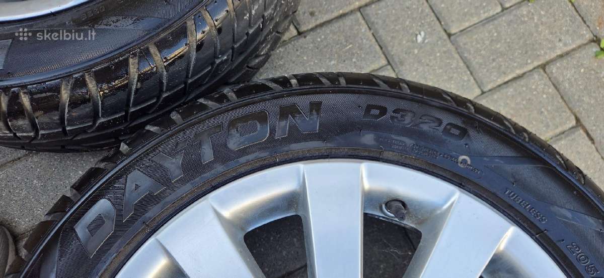 VW, 5x112, Borbet R16, 7j16h2, Et45 +205/55, 5mm - nuotraukos Nr. 2