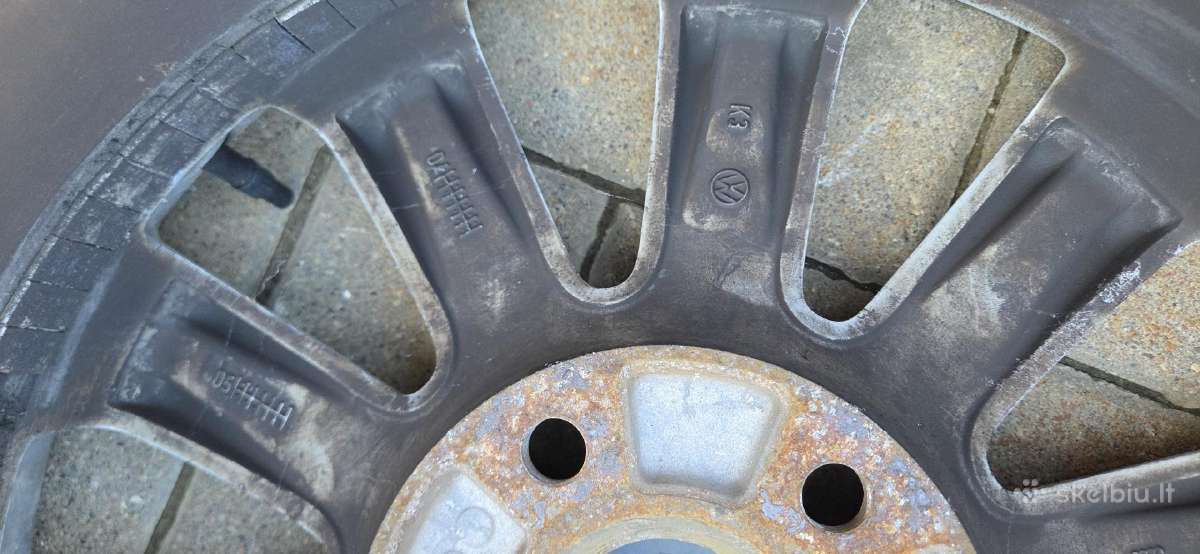 VW, 5x112, Borbet R16, 7j16h2, Et45 +205/55, 5mm - nuotraukos Nr. 6