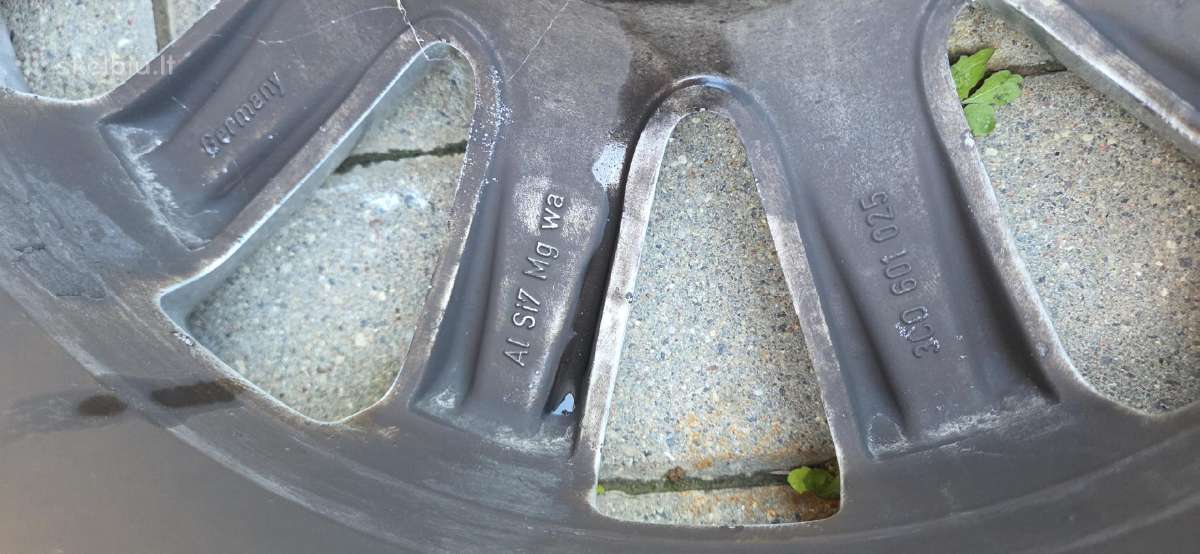 VW, 5x112, Borbet R16, 7j16h2, Et45 +205/55, 5mm - nuotraukos Nr. 7