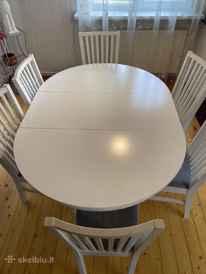 Ikea stalas su kėdėmis - nuotraukos Nr. 2
