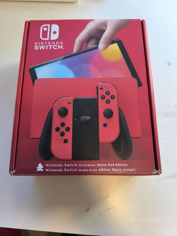 Atrištas Nintendo Switch Oled 256gb Mario Red - nuotraukos Nr. 2
