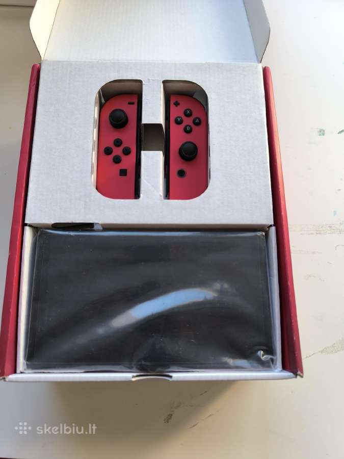 Atrištas Nintendo Switch Oled 256gb Mario Red - nuotraukos Nr. 5