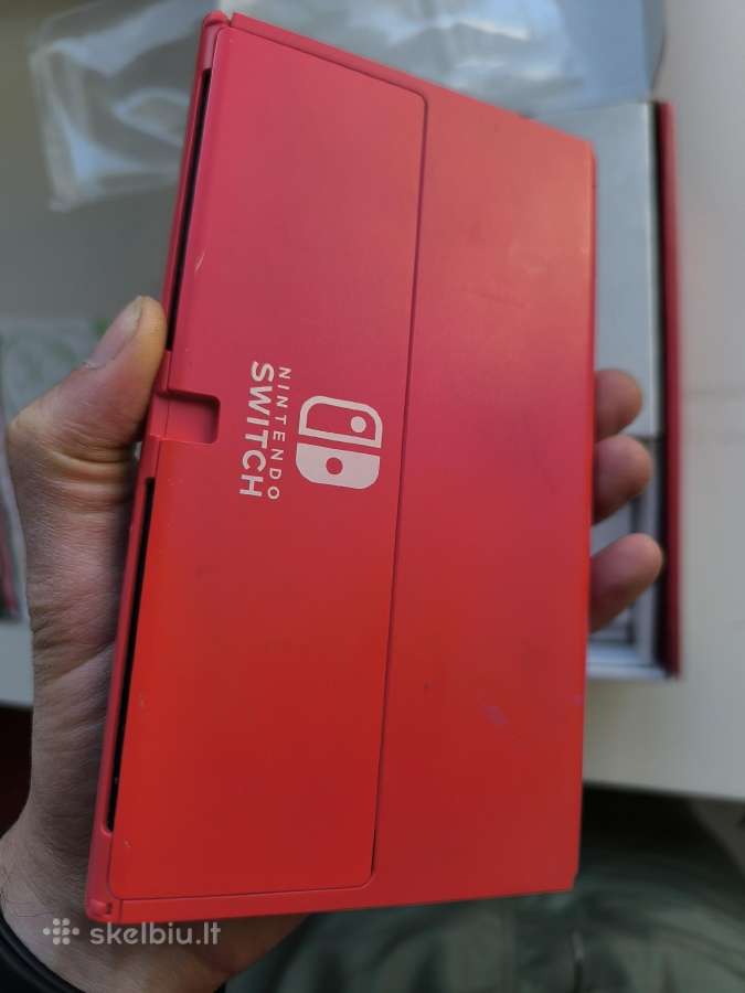 Atrištas Nintendo Switch Oled 256gb Mario Red - nuotraukos Nr. 6