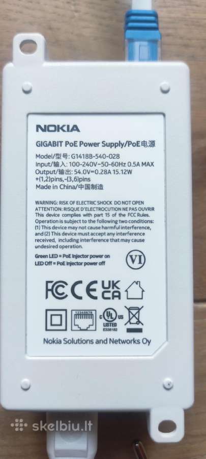Nokia Fastmile 5G Receiver 5g14-b / 5G Modem - nuotraukos Nr. 4
