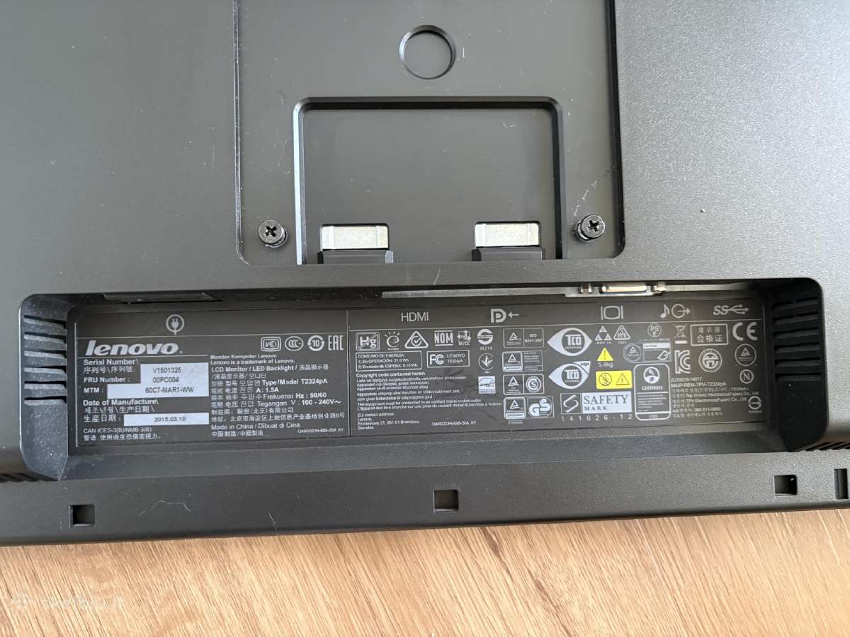 Lenovo Thinkvision monitorius - nuotraukos Nr. 3