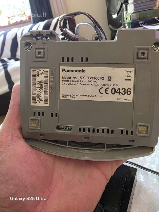 Panasonic telefonas Kx-tg1100fx - nuotraukos Nr. 3