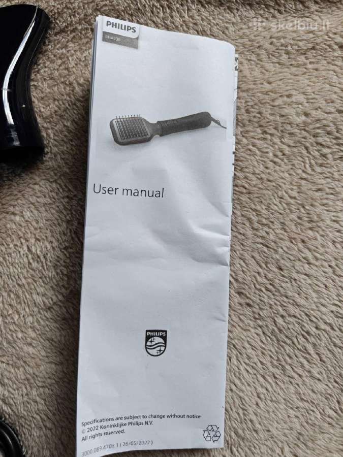 Philips Airstyler Bha530/00 plaukų formavimo šukos - nuotraukos Nr. 5