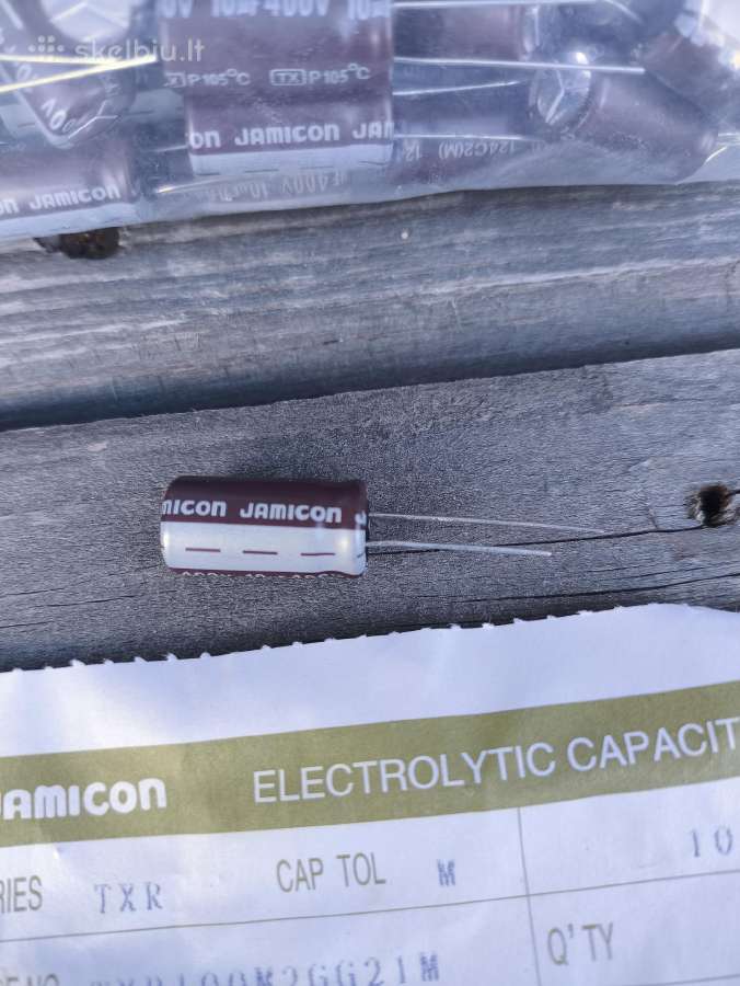Elektrolitiniai kondensatoriai - nuotraukos Nr. 4