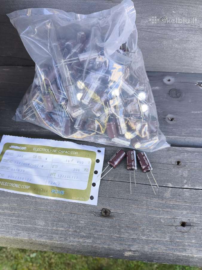 Elektrolitiniai kondensatoriai - nuotraukos Nr. 6
