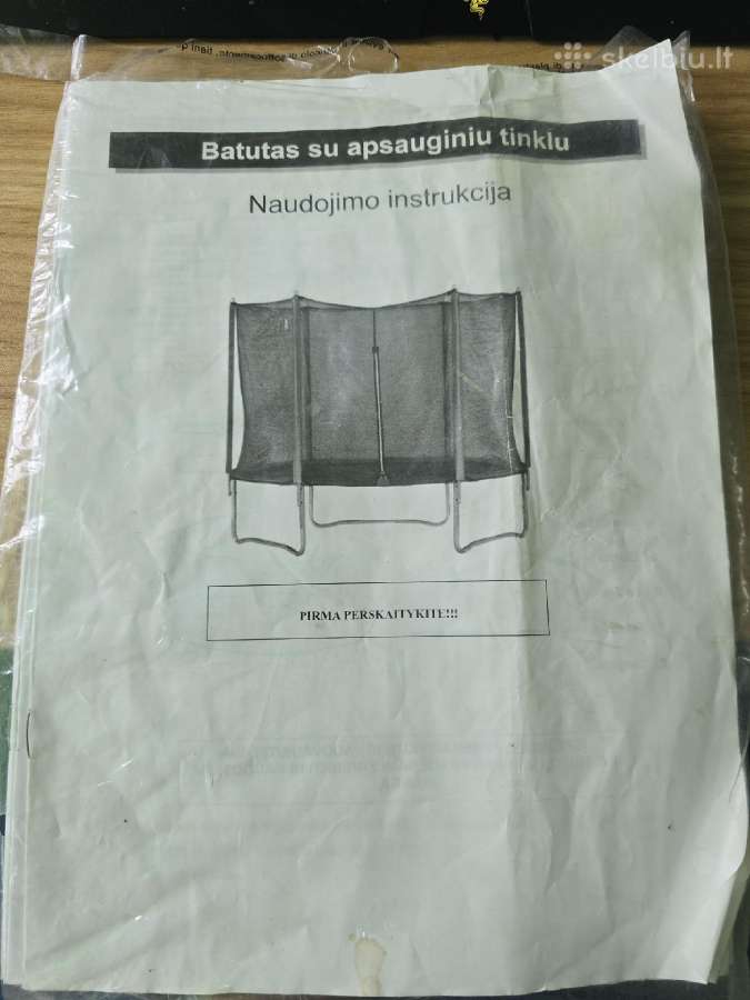 Batutas 305cm 54 spyruoklių. - nuotraukos Nr. 8