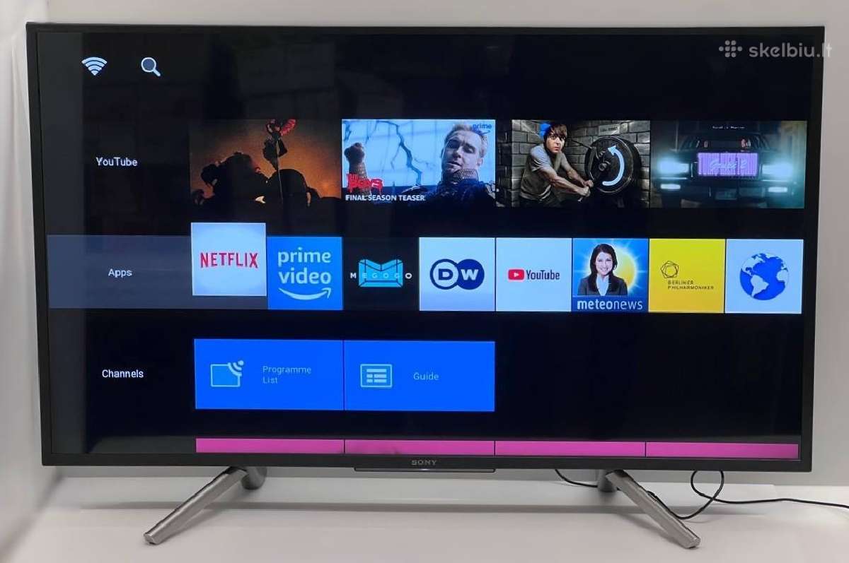 Sony Bravia Kdl-43wf665 43" Full HD LED Smart TV - nuotraukos Nr. 2