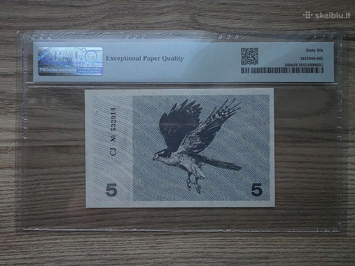 1991 metų 135 ir 100 talonai Pmg66 - nuotraukos Nr. 6