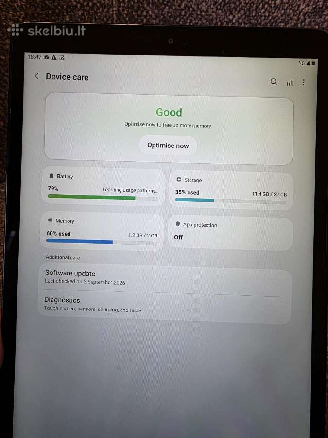 Samsung galaxy tab A 4G 2019 - nuotraukos Nr. 8