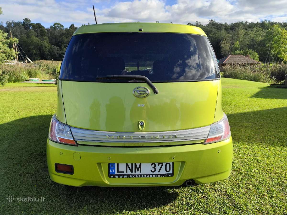 Išskirtinis automobilis Daihatsu Materia 1.5 2007 - nuotraukos Nr. 4