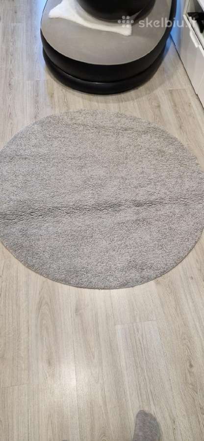 Pilkas apvalus Ikea kilimas - 130 cm - nuotraukos Nr. 2