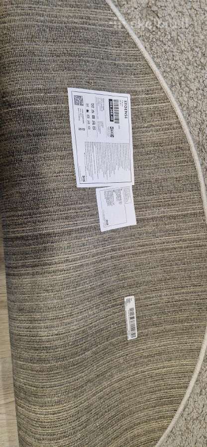 Pilkas apvalus Ikea kilimas - 130 cm - nuotraukos Nr. 3
